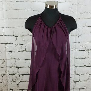 Alice + Olivia Purple, Eggplant, Halter Dress